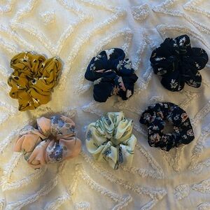 Floral Scrunchies